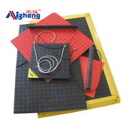 Alfombrillas de Seguridad Antideslizantes y Resistentes al Desgaste con Sensor de Presión y Interruptor de Señalización, Fijación de Bordes, Detección de 4.5mm, Clasificación IP65, 24V