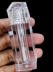 Hot Bán 3Ml Hình Dạng Độc Đáo Như Nhựa Pha Lê Top Tùy Chỉnh Trong Suốt Logo Sang Trọng Son Bóng Ống Với Dày Tường - Product Image 4