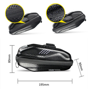 Sacoche de selle de vélo en gros, réfléchissante, coque rigide, étanche, grande sacoche arrière pour VTT, équipement de cyclisme - Product Image 3