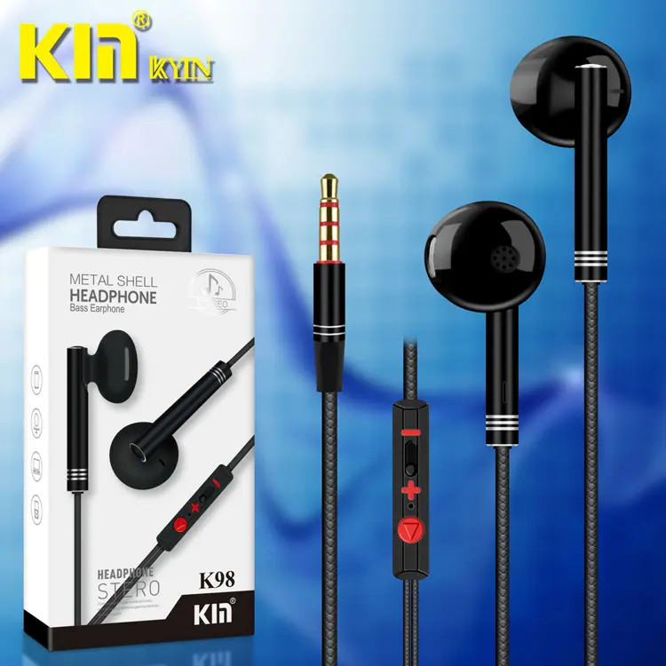 Kin k98 metallo musica auricolare auricolari cuffie auricolari wired eom parti in plastica di ricambio per PS5