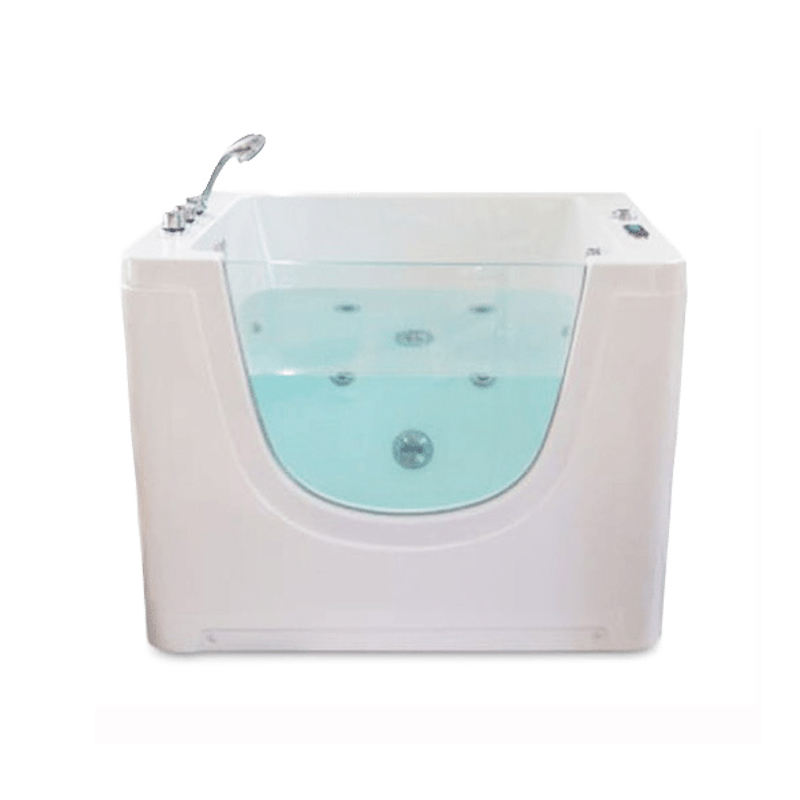 43 Inch Thermostatic Baby Spa Bathtub, air Bubble Newborn Baby Bath Tub,  Acrylic Shower Baby Bathtub