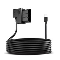 Kabel Adaptor Pengisian Daya Universal Mobil OBD 12V 24V ke 5V 3A Tipe-C Male Port Dengan Fungsi ACC