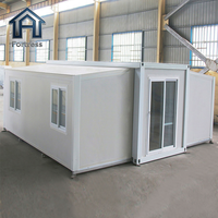 Maison conteneur préfabriquée modulaire pliable et extensible de 2, 3, 4 ou 5 chambres, 20 pieds, 40 pieds, maison mobile, mini-maison