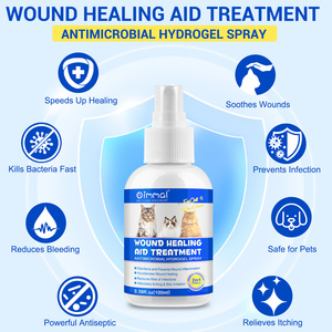 Oimmal 100ml Soin des plaies <span class=keywords><strong>pour</strong></span> animaux de compagnie, soulage les démangeaisons et les irritations cutanées, aide à la cicatrisation des plaies, traitement, <span class=keywords><strong>spray</strong></span> antimicrobien, sans danger <span class=keywords><strong>pour</strong></span> les chats - Product Image 2