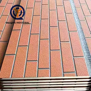 Revêtement mural en métal ignifuge écologique / <span class=keywords><strong>Panneau</strong></span> mural extérieur en PU / <span class=keywords><strong>Panneau</strong></span> de bardage extérieur décoratif en métal de 16 <span class=keywords><strong>mm</strong></span> <span class=keywords><strong>20</strong></span> <span class=keywords><strong>mm</strong></span> pour maison - Product Image 2