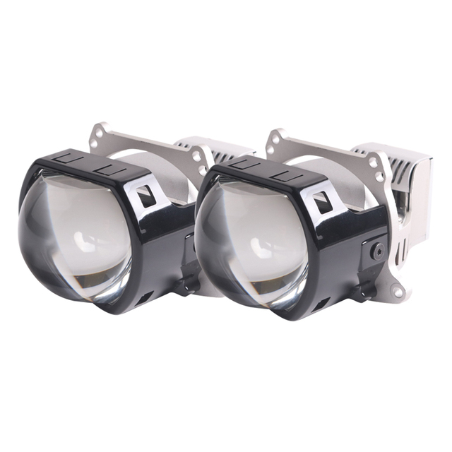 New Updated Car Replacement Headlight 3 Inch A10 Biled Lens 55W 5500K LOW HIGH Beam matrix Projector Headlight Lens for Vehicles