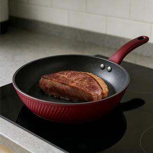 Modern Ceramic Marble Coated Pot Pan Silicone Glass Lids Bakelite Handles Non-Stick Forged Aluminum <b>Cookware</b> <b>Set</b> Gas <b>Induction</b> - Product Image 4