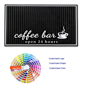 Personalizzato Runner in vetro gocciolamento vassoio birra bevanda Rail Bar tappetino in gomma Bar di servizio impedisce la fuoriuscita in eccesso e danni agli occhiali - Product Image 5