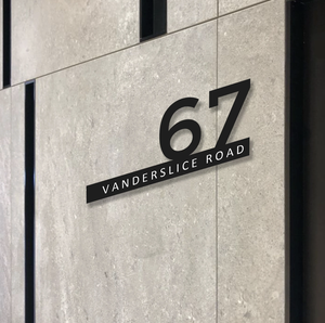 ป้ายเลขที่บ้านโลหะ 3 มิติ แบบลอยได้ กันน้ำ สำหรับบ้าน สวน ตู้จดหมาย ป้ายที่อยู่ ขายส่ง - Product Image 5