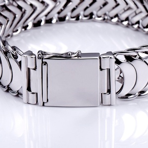 Pulsera Compleja de Plata de Ley 925 con Gemas de Messi para Hombre, Estilo Hip Hop - Product Image 3