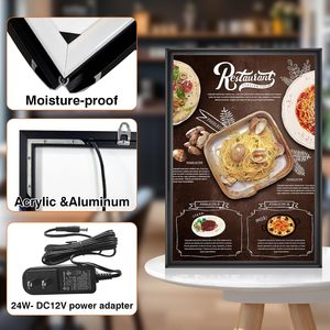 Marco de Aluminio con Iluminación LED, Pantalla Publicitaria Delgada para Menús de Tiendas en Interiores, Tamaño Personalizado - Product Image 5