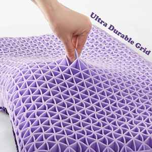 100% Elastic Grid Ergonomic Supportive Neck Pillow for Hot Sleepers with Breathable Pillow Hand Washable - Product Image 3