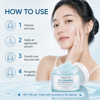 Crème gel barrière aquatique 5X Céramide 50g Acide Hyaluronique Centella Collagène Marin Sans Huile Hydratante Apaisante Quotidienne
