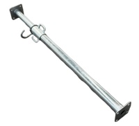 0 7 Prop telescópico de acero para la construcción de edificios prop Push-Pull ajustable galvanizado España painted2.2M-4m U
