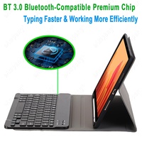 Penutup Keyboard Merek Perancis, untuk Samsung Tab A8 10.5, A7, A6, A7, Lite, S8, S8, + S7, S7, S7FE, S6, Lite