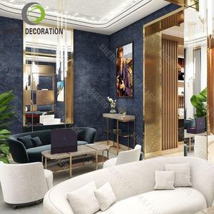 Conception de mobilier sur mesure pour bijouterie, vitrine de présentation de bijoux de haute qualité avec décoration murale en métal pour bijouterie - Product Image 1