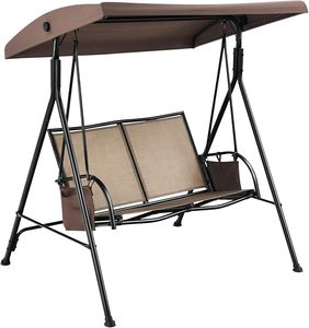 Sedia a dondolo da giardino all'aperto in stile moderno - Product Image 2