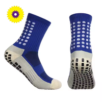 Personnalisé Confortable Antidérapant et Glissant Football Football Sports Personnalisé Calcetas Medias Antideslizantes Futbol Grip Soccer Chaussettes Hommes