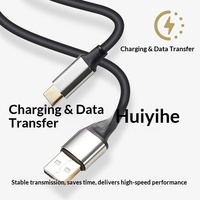 HEXGEARS Kabel Keyboard Gulung TPU 1.8m, Kabel Data Pengisian Daya Tipe C ke USB A dengan Konektor Aviation untuk Keyboard Mekanik