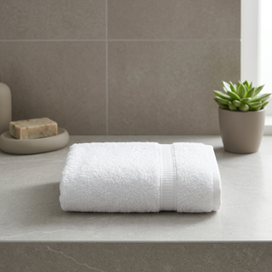 Serviettes de bain et de toilette en coton éponge turc 100 % pur blanc de luxe, haute qualité, pour hôtels et spas – Meilleures ventes - Product Image 6