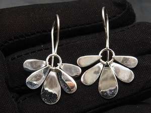 Pendientes de Plata de Ley 925 con Diseño de Flor, Joyería Fina Única, Estilo Aro Moderno, Regalo Unisex para Bodas y Fiestas, Nueva Llegada - Product Image 3