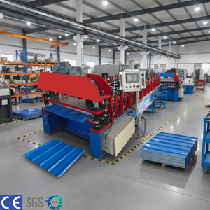 Roof Panel Roll Forming Machine Steel Profile Roll Forming Machine Roofing and Form <b>Sheet</b> Making Machine Roofing <b>Sheet</b> Machine - Product Image 1