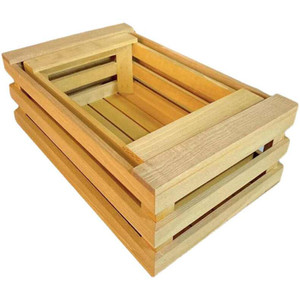 Vintage Wooden <b>Crate</b> Storage Box Set <b>White</b> Rectangular Standing Decorative Garden Display Prop - Product Image 5