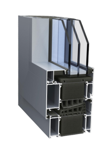 Puertas y Ventanas <span class=keywords><strong>ES91</strong></span> de Alta Calidad para Perfiles de Aluminio, Perfiles de Toldo de Aleación, Marcos con Rotura de Puente Térmico - Product Image 2