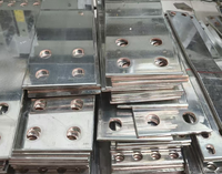 Barre omnibus plate en cuivre pur C11000 T2, étamée, pliage sur mesure, soudage, découpe laser pour connexion électrique et canalisation de bus