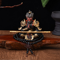 Figurine d'action en résine style chinois Black Myth Wukong, petite décoration pour voiture, salon, bureau, table à thé, jouet fantaisie, cadeau