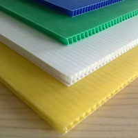 Feuille de plastique ondulé en PP pour boîtes d'emballage et emballages réutilisables