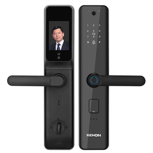 Serrure de porte intelligente avec caméra, contrôle par application Tuya Smart <span class=keywords><strong>Wifi</strong></span>, déverrouillage par empreinte digitale, code et carte, pour maison intelligente - Product Image 1