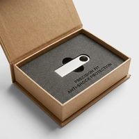Petite boîte en carton blanc imprimée, taille personnalisée, OEM pour clé USB, câble, boîtier électronique