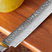 Ensemble de couteaux de chef de cuisine japonais Ensemble de couteaux à sushi Manche en résine et bois stabilisé Couteau à sushi