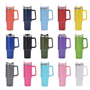 <span class=keywords><strong>Vaso</strong></span> Térmico de Acero Inoxidable con Recubrimiento y Logotipo Personalizado, 40 oz, con Asa, Tipo <span class=keywords><strong>Stanley</strong></span> Cup, <span class=keywords><strong>Vaso</strong></span> Aislado, Gobelet Isotherme - Product Image 1