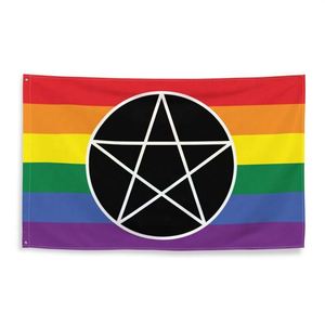 ธงรุ้งรุ่นใหม่ปี 2023 ขนาด 150x90 ซม. ธงกีฬา ธงพาณิชย์ ขนาดและดีไซน์ตามสั่ง ธง LGBT ลายดาว ธงความรัก ความรักคือความรัก ธงราคาประหยัดขนาด 3x5 ฟุต - Product Image 6