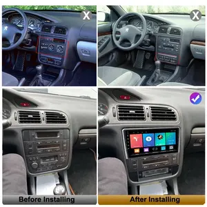 Autoradio Android 2 Din pour <span class=keywords><strong>Peugeot</strong></span> 406 1995-2005 Lecteur Multimédia Stéréo <span class=keywords><strong>Navigation</strong></span> GPS Carplay Auto Audio 4G WIFI Unité Principale - Product Image 3