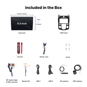 Autoradio Android Youducar pour Forte 2010-2016 avec lecteur CD, écran tactile capacitif, unité centrale de navigation sans fil - Product Image 2