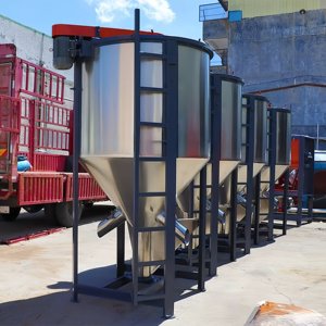 Mezcladora Vertical Automática de Acero Inoxidable y Plástico de 500 kg y 1000 kg, Mezcladora Industrial de Materiales Plásticos - Product Image 1