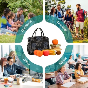 Bolsa Térmica para Almuerzo con Diseño de Cono Hawaiano, Personalizada, para Entrega de Comida, Picnic, Camping, Aloha, con Correa de Hombro Ajustable - Product Image 6