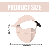 Masque facial de protection UV WRELS en soie glacée avec logo personnalisé et sangle d'oreille réglable pour sports de plein air – Vente en gros