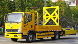 Hydraulic Foldable Crash Cushion Truck SHACMAN 80K TMA Anti-collision Buffer Road Safety Vehicle - Product Image 6