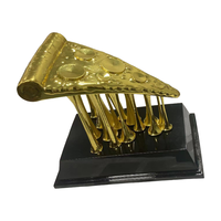 Fabricant de trophées personnalisés en impression 3D, artisanat métallique, cadeau, trophée sportif, modèle de haute qualité, électroplaqué argent et or