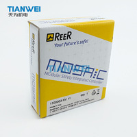 REER MOSAIC M1S 1100003 Cat.4 PLe SIL3 PLC de sécurité avec fente d'extension de communication 8DI 2 sorties OSSD programmables sur rail DIN