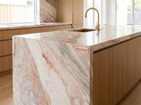 Мраморная плита Ever-Prosperity Stone Blush Vein: Премиальный экзотический камень для современного полированного напольного покрытия вилл и отелей класса люкс