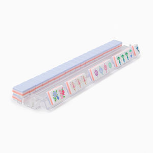 4 strati acrilico lucido Singapore <span class=keywords><strong>Mahjong</strong></span> piastrelle tespiano Lucite americano <span class=keywords><strong>Mahjong</strong></span> <span class=keywords><strong>Set</strong></span> di piastrelle - Product Image 2