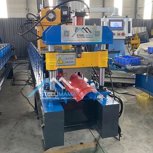 Automático PPGI PPGL Color galvanizado Acero Metal 255 Roll Top Ridge Cap Teja Máquina formadora de rollos - Product Image 3