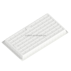 सफेद काले 2x4 3x3 3x6 4x4 4x6 4x8 प्लास्टिक Microgreen सब्जियों फूल पौधों हाइड्रो बढ़ रही हाइड्रोपोनिक बाढ़ और नाली ट्रे - Product Image 5