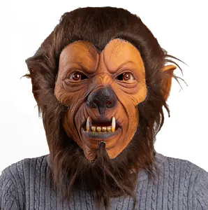 Halloween Full Head Demon Costume Monster Mask Wig Props Adult Party Cosplay Horror Movie Inspired Face Mask Festivals