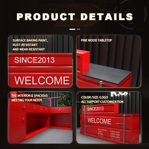 استقبال عصري على طراز الحاوية ، سهل التجميع للاستخدام الفندقي ، معارض المعارض التجارية ، أثاث الحانات - Product Image 3